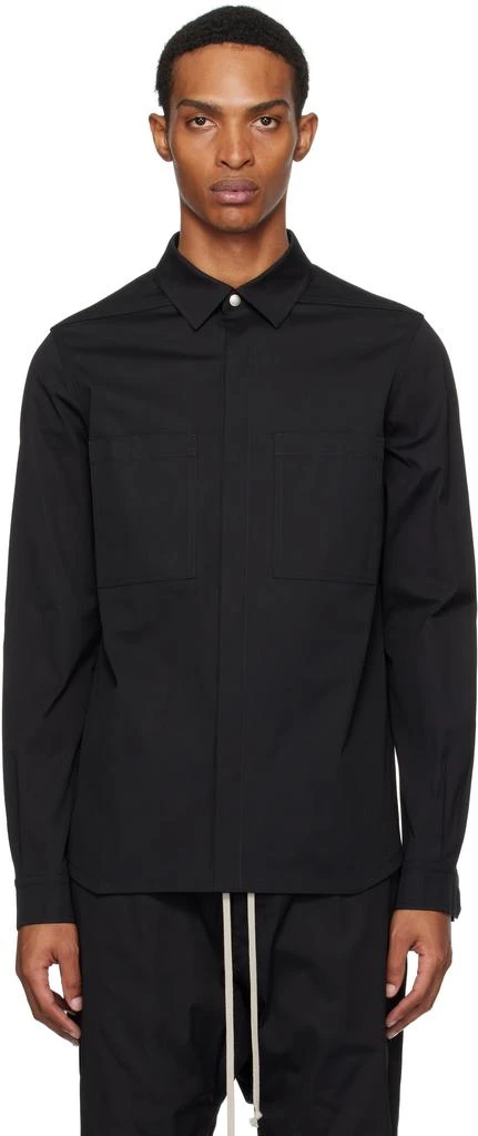 Rick Owens Black Concordians Outer Shirt 1