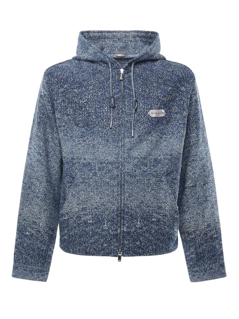 Dior Homme Grey Wool Zip Front Hooded Duffle Jacket XXL – On Sale