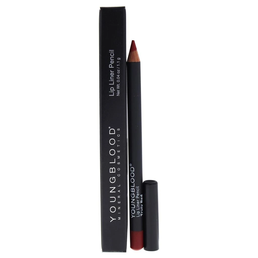 Youngblood Lip Liner Pencil - Truly Red by  for Women - 0.04 oz Lip Liner
