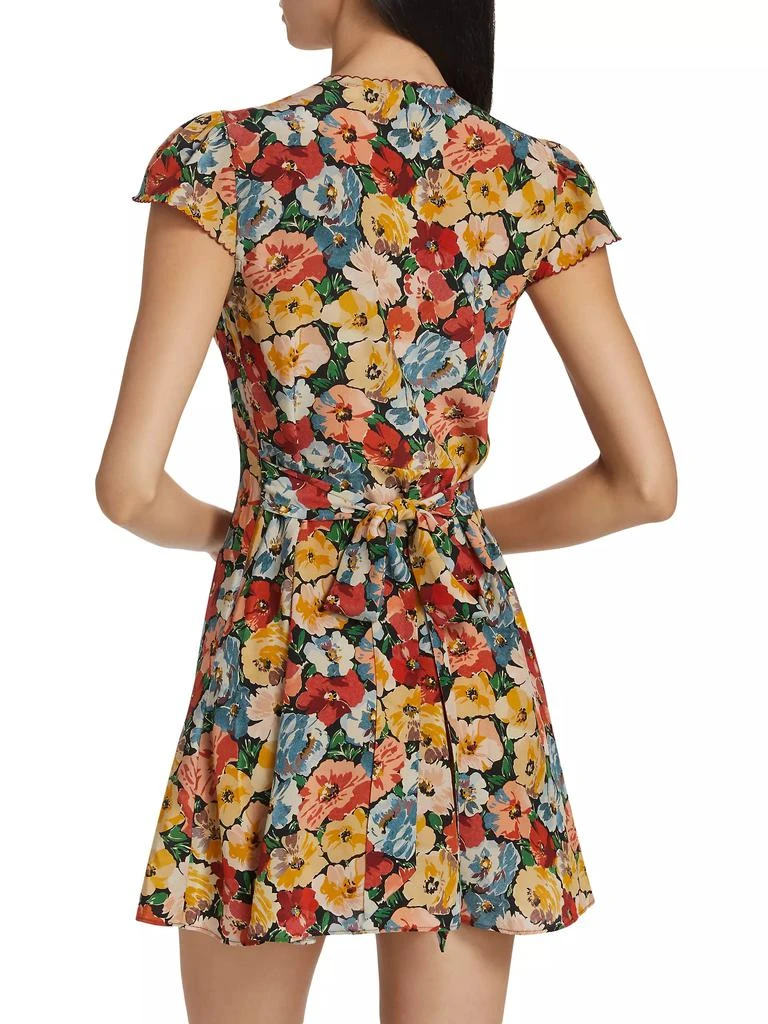 DÔEN Dianne Floral Silk Minidress 5