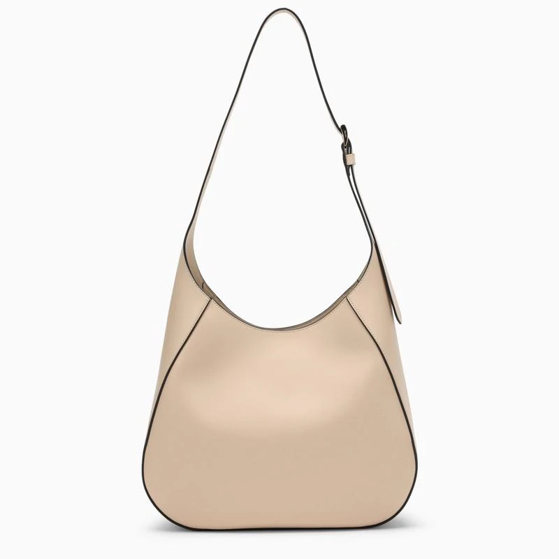 Prada Travertine-coloured leather shoulder bag 4