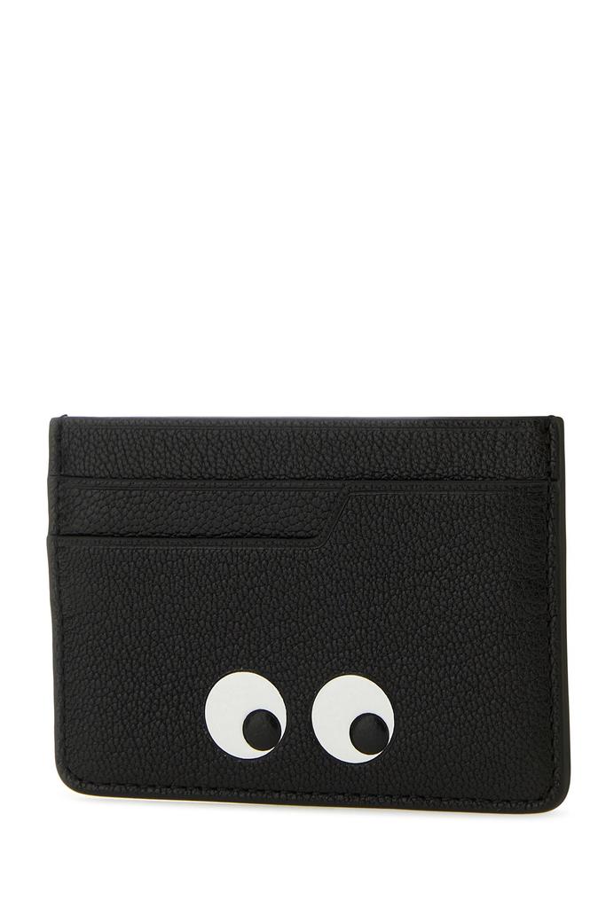 Anya Hindmarch Black leather card holder