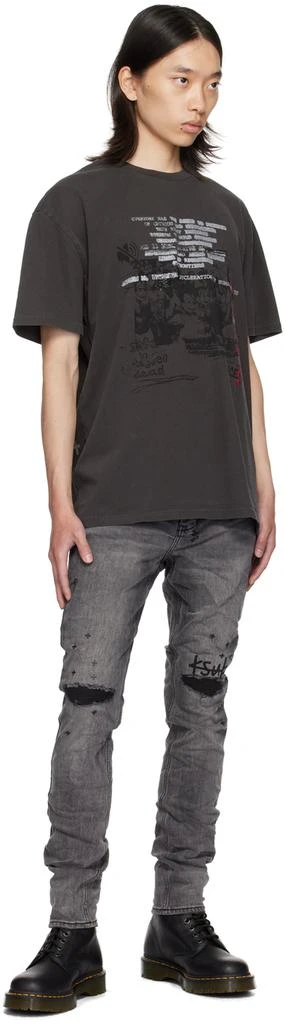 Ksubi Black Silenced T-Shirt 4
