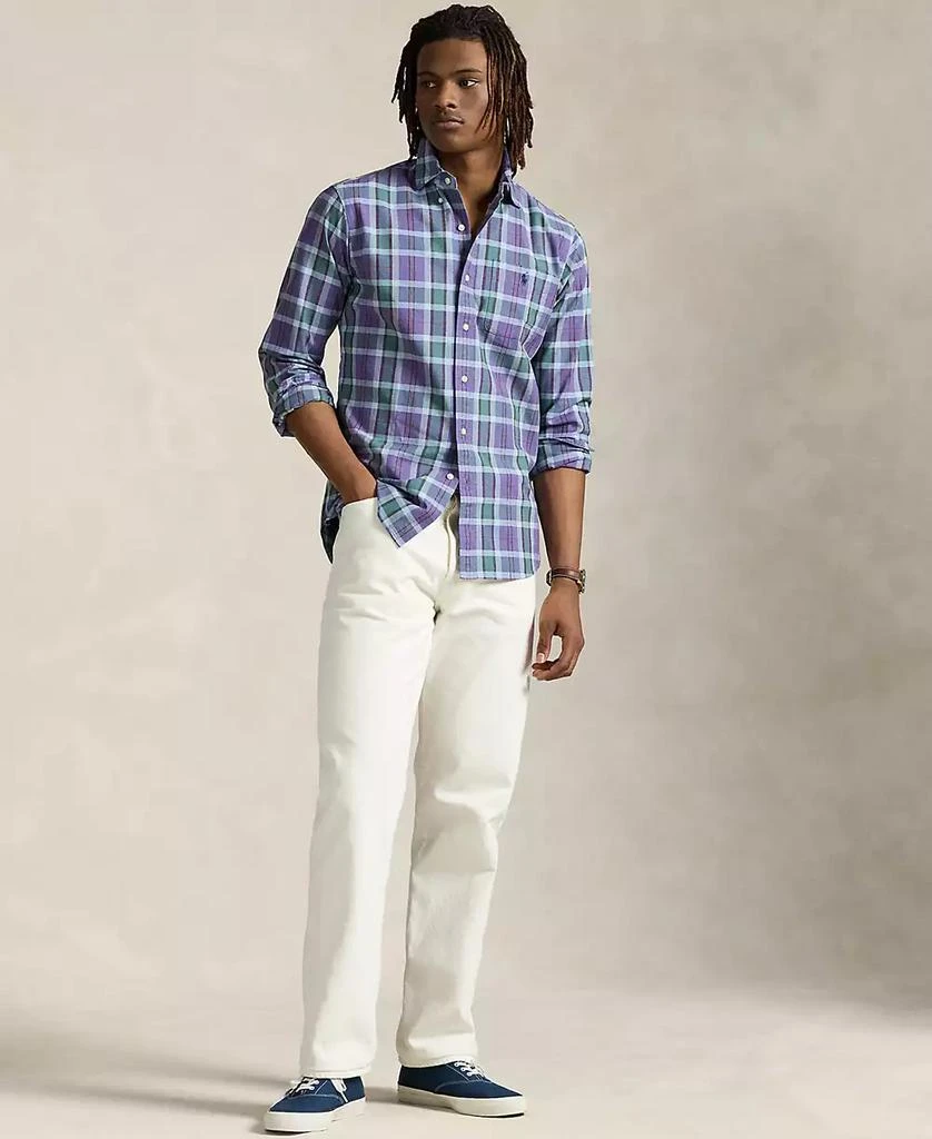 Ralph Lauren Men's Classic-Fit Plaid Oxford Shirt 2