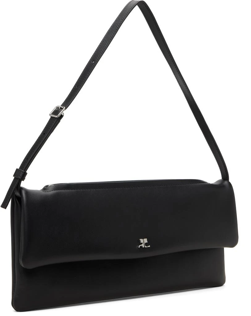 Courrèges Black Cuff Leather Clutch 2