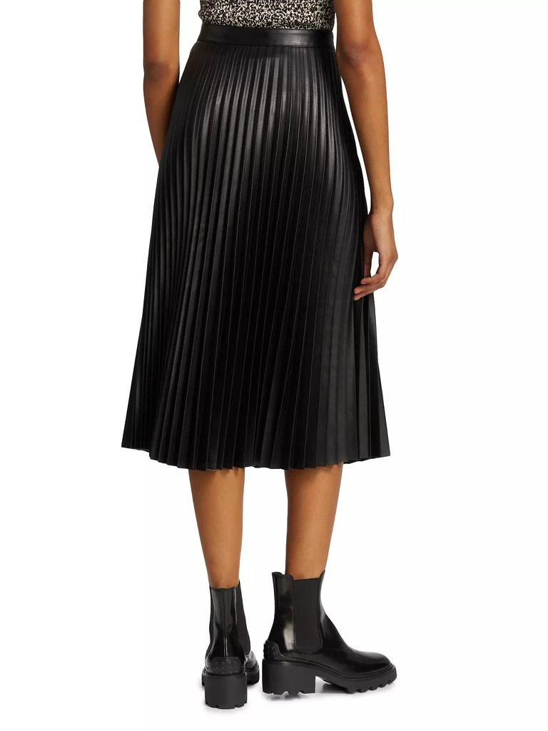 Proenza Schouler Pleated Faux-Leather Midi-Skirt 5