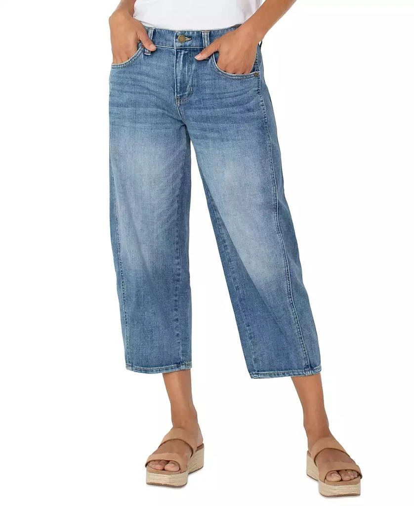 Liverpool Los Angeles Women's Mid rise Barrel Jeans 6