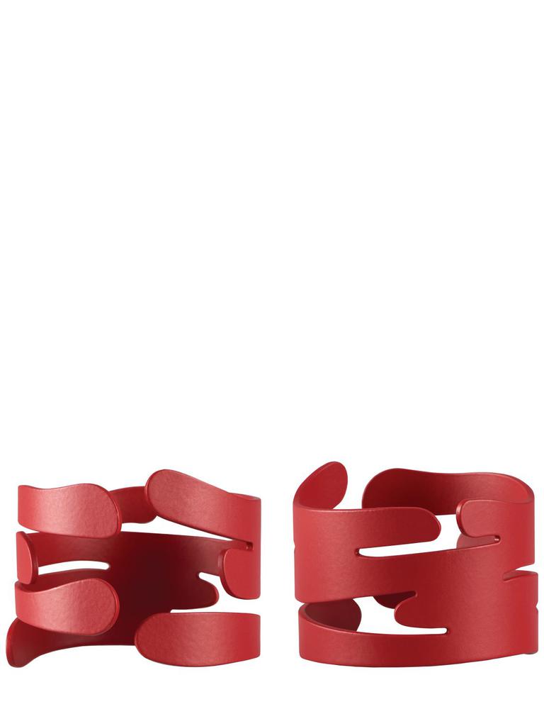 Alessi Set Of 2 Napkin Rings