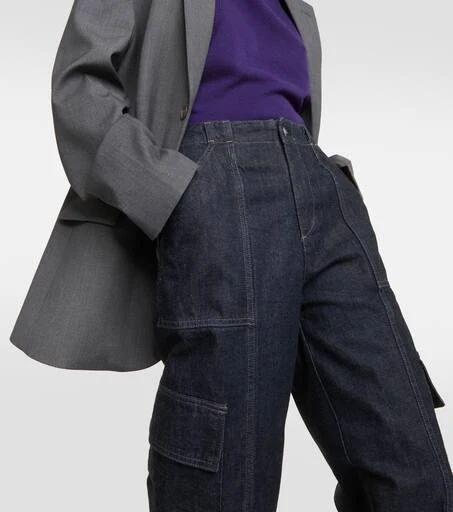 AG Jeans x EmRata Amia high-rise cargo jeans 4