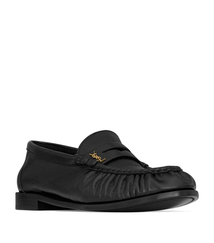 Yves Saint Laurent Leather Le Loafers 2