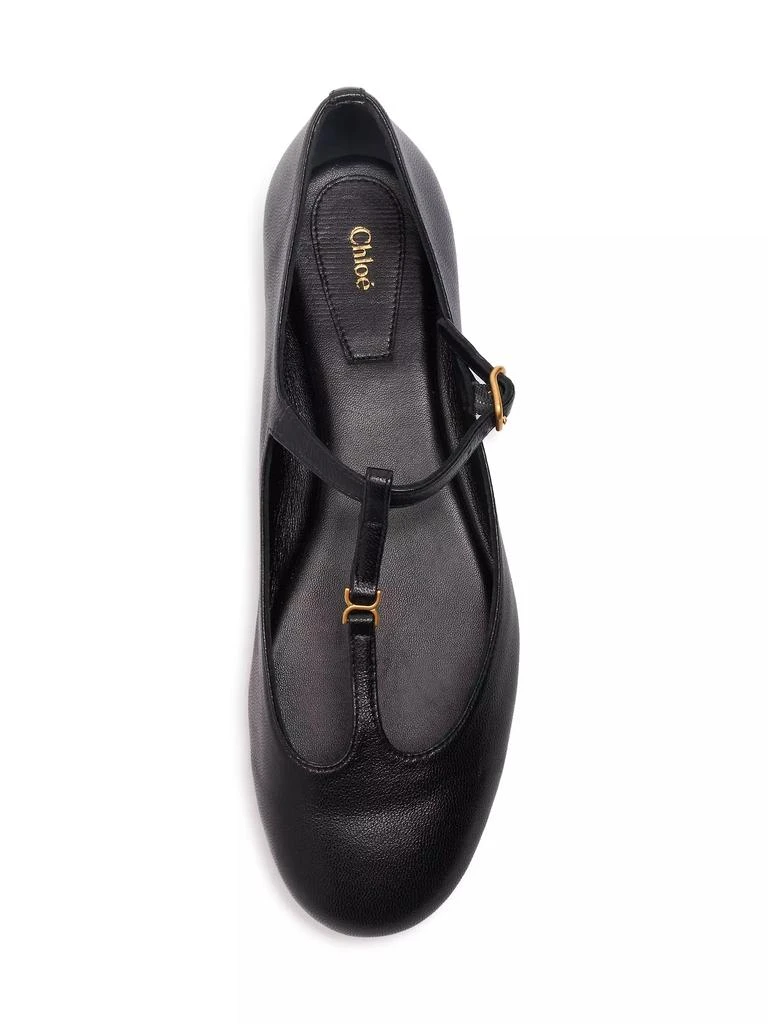 Chloé Marcie Leather Ballerina Flats 5