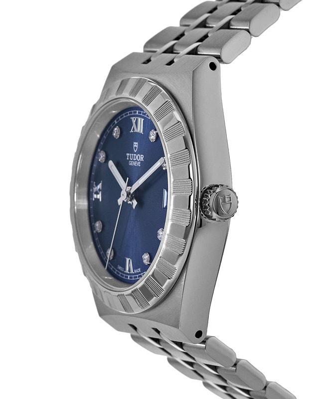 Tudor Tudor Royal Blue Diamond Dial Stainless Steel Unisex Watch M28400-0007