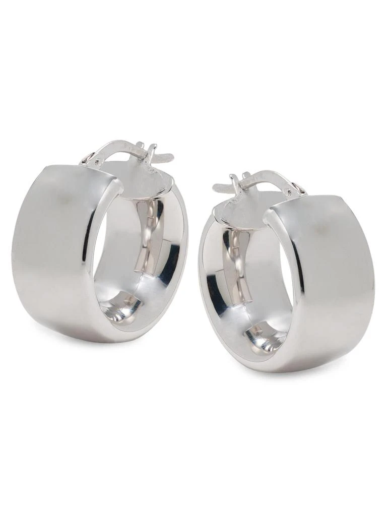 Saks Fifth Avenue 14K White Gold Huggie Earrings