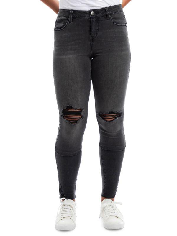 1822 Denim Distressed Skinny Jeans