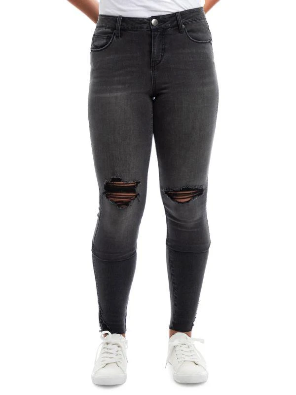 1822 Denim Distressed Skinny Jeans 1