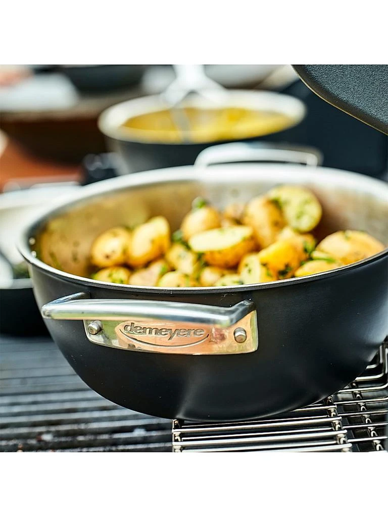 Demeyere Black 5 Stainless Steel Dutch Oven with Lid 6