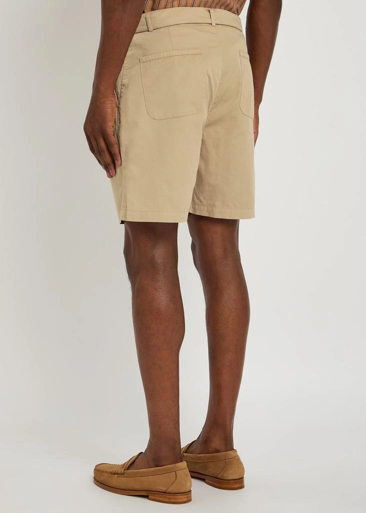 Oliver Spencer Belted cotton shorts 3