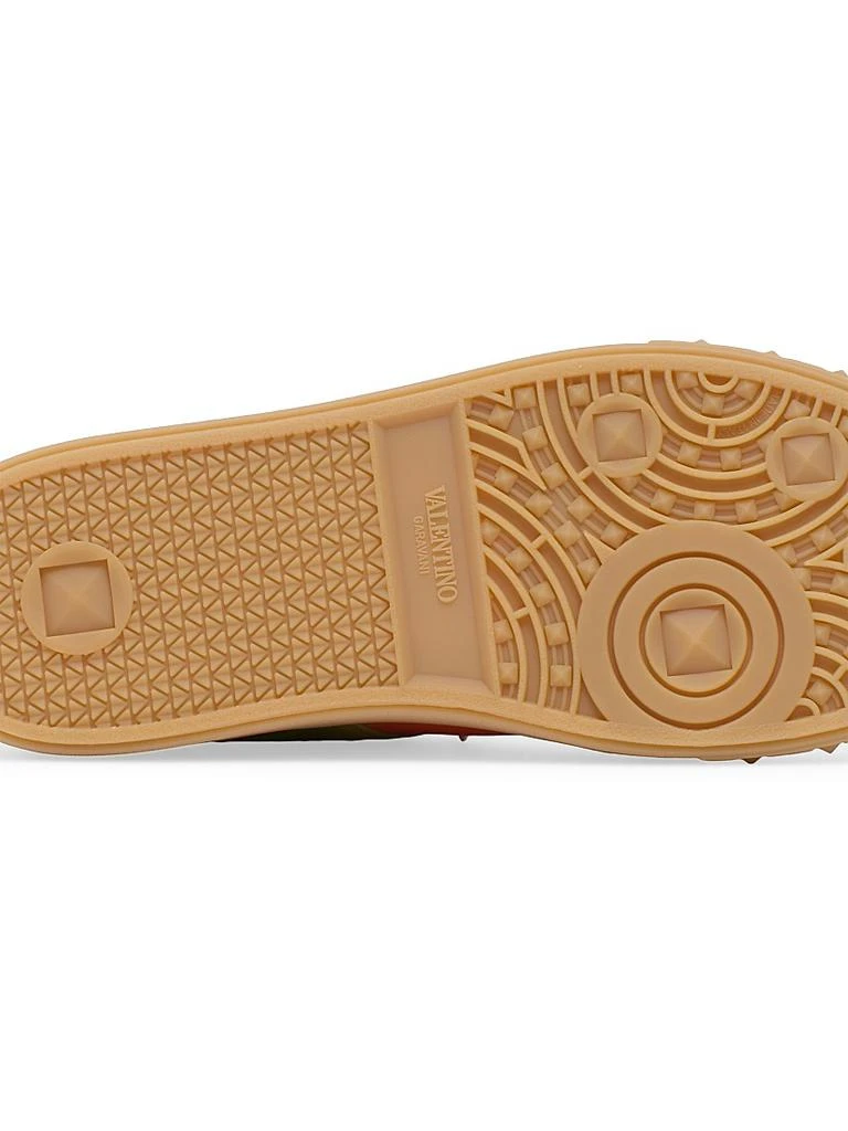 Valentino Upvillage Low Top Sneakers in Crust Leather and Nylon 7