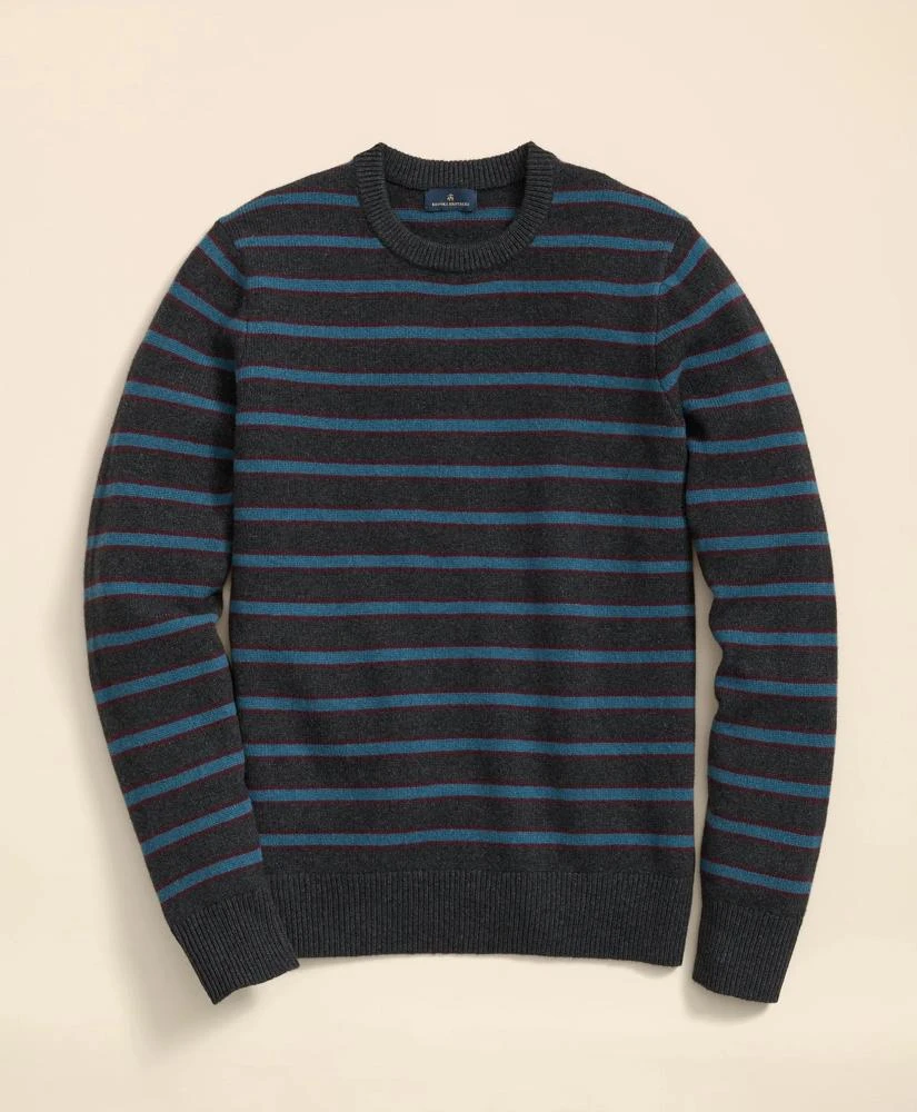 Brooks Brothers Merino-Wool Blend BB#2 Stripe Sweater