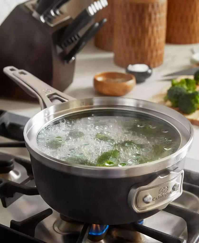 Calphalon Premier Space-Saving Hard-Anodized Nonstick 1.5-Quart Sauce Pan with Lid 4
