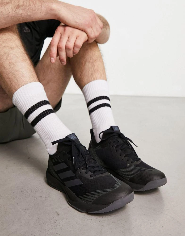 Adidas adidas Training Rapidmove ADV trainers in black 4
