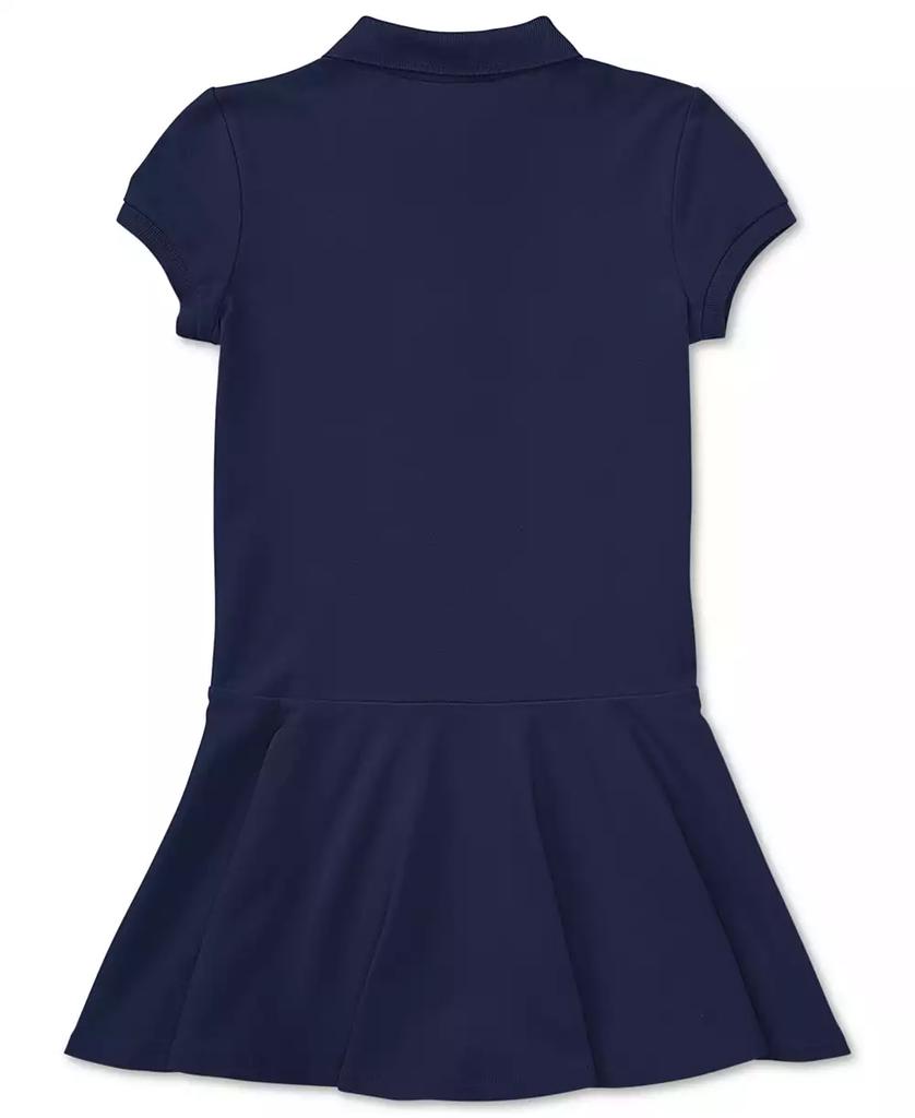Ralph Lauren Toddler and Little Girls  Cotton Mesh Stretch Shortsleeve  Polo Dress