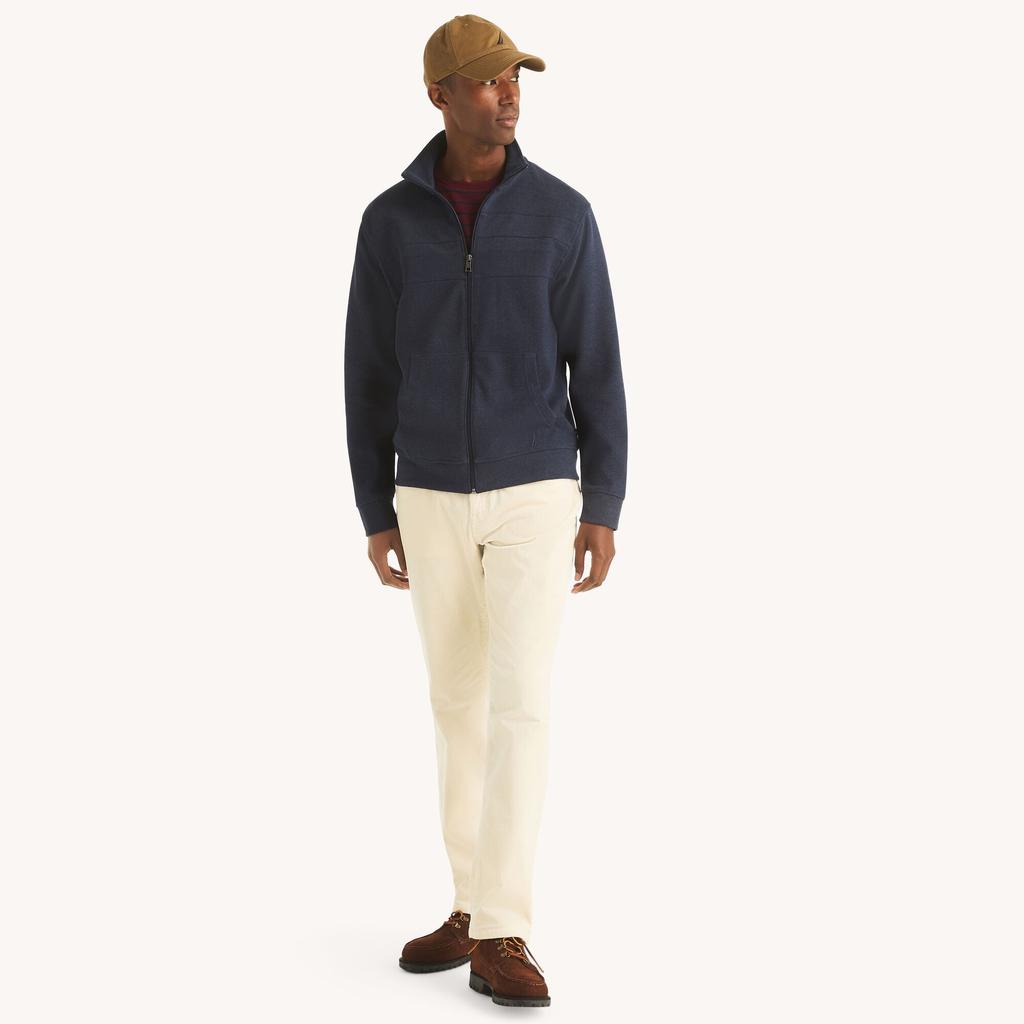 Nautica Mens Full-Zip Mock-Neck Sweatshirt