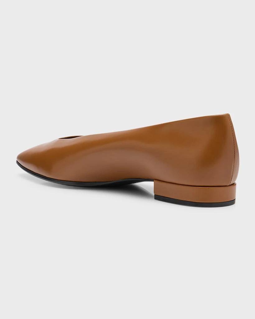 Loro Piana Rebecca Calfskin Ballerina Flats 4