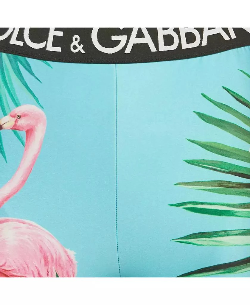 Pre-Owned Dolce 
Gabbana Women
s X Khaled Khaled Multicolor Flamingo Print Jersey Leggings 4