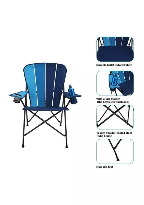 Alphacamp Folding Lightweight Oversized Camping Chair With Cup Holder 2