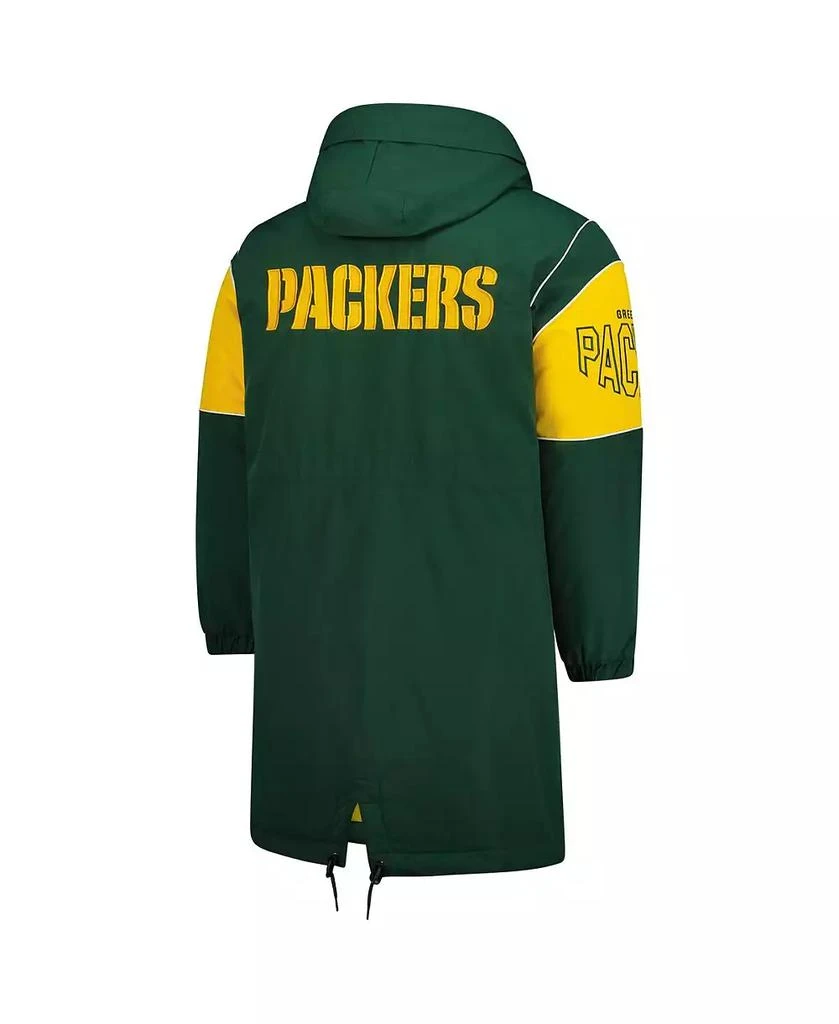 Starter Men's Green Green Bay Packers Dynasty Polyfill Stadium Full-Zip Jacket 3