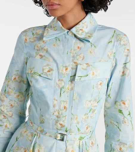 emilia wickstead shirt dress Emilia Wickstead - Jody paneled cotton-blend jacquard shirt dress
