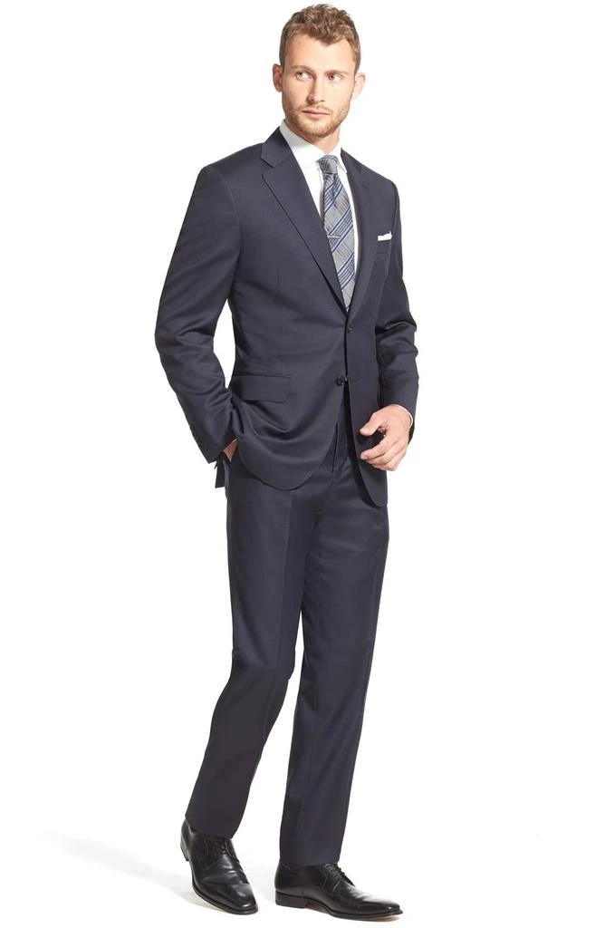 Canali Classic Fit Wool Suit 9