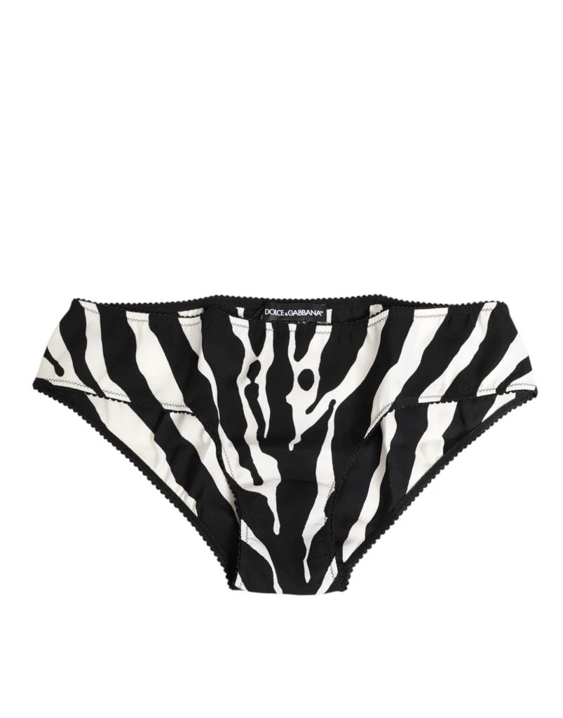 Dolce 
Gabbana Zebra Print Slip Briefs Women
s Underwear