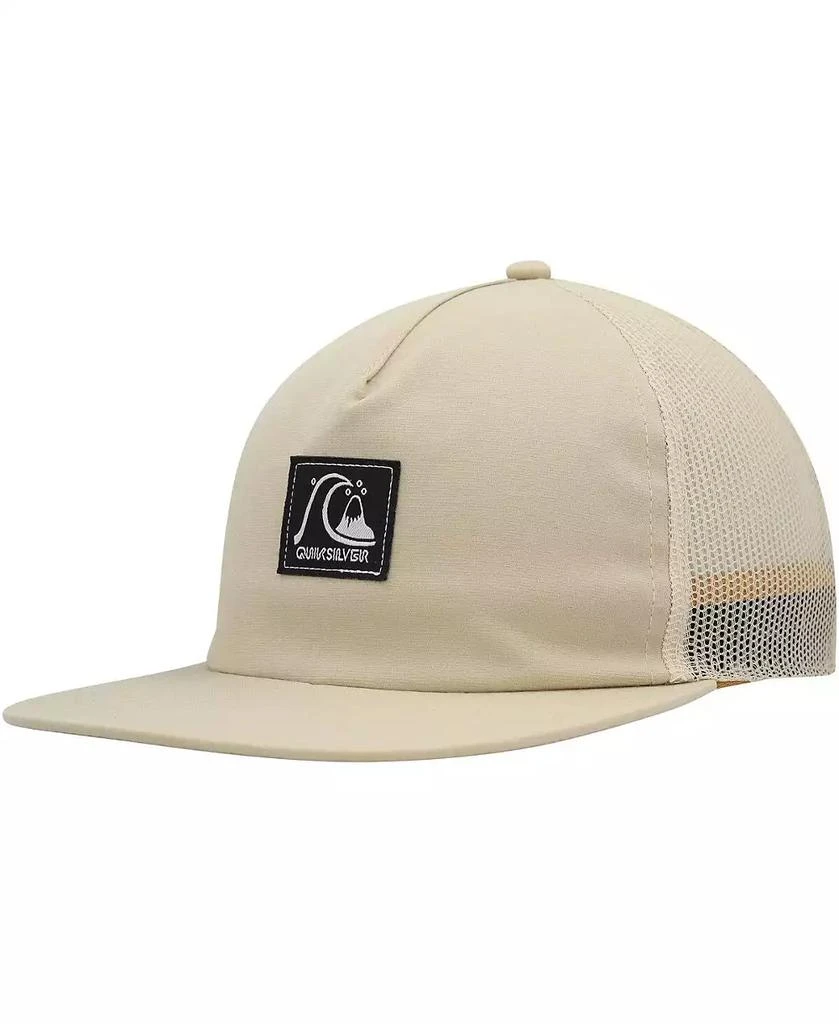 Quiksilver Men's Oatmeal Checked Out Snapback Hat 1