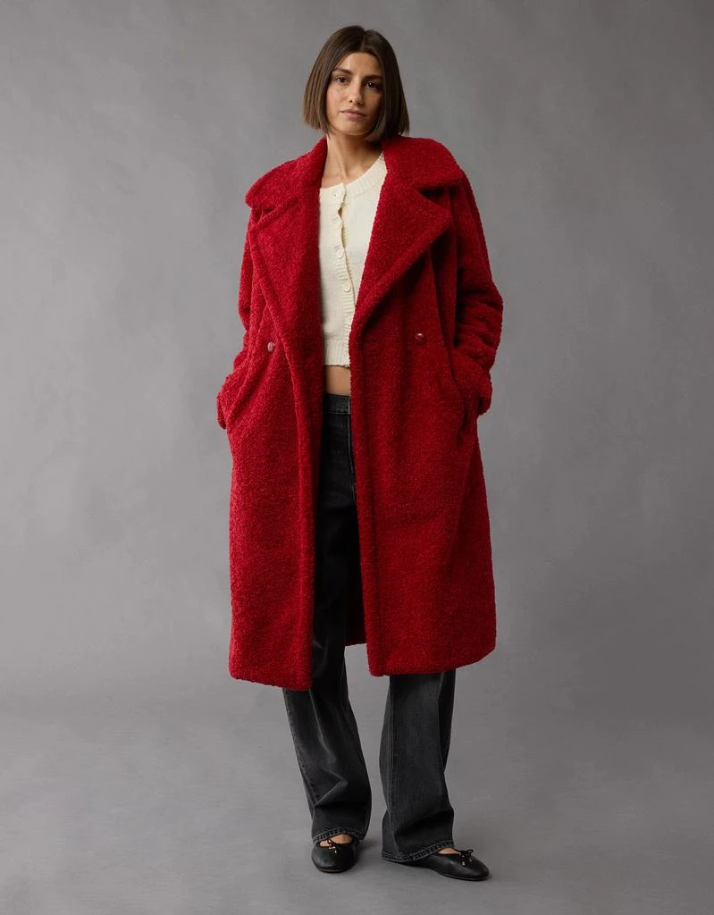 AE AE Long Teddy Coat 1