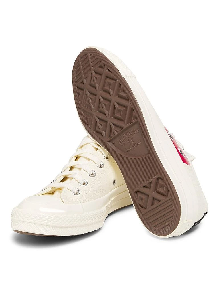 Comme des Garcons CdG PLAY x Converse Women's Chuck Taylor All Star Peek-A-Boo Low-Top Sneakers 6