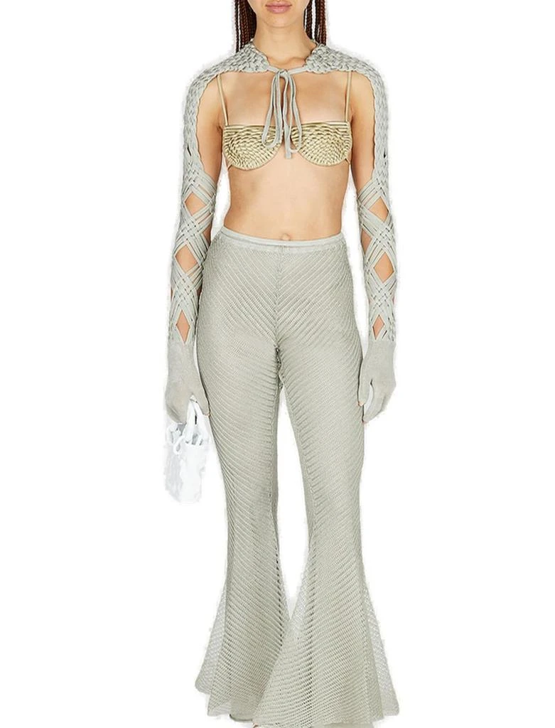 Isa Boulder Isa Boulder Moire Knitted Flared Pants 4