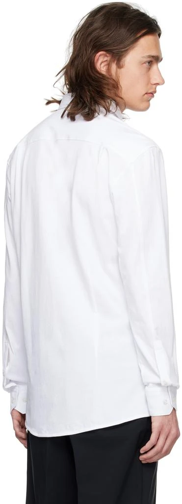 Hugo Boss White Spread Collar Shirt 3