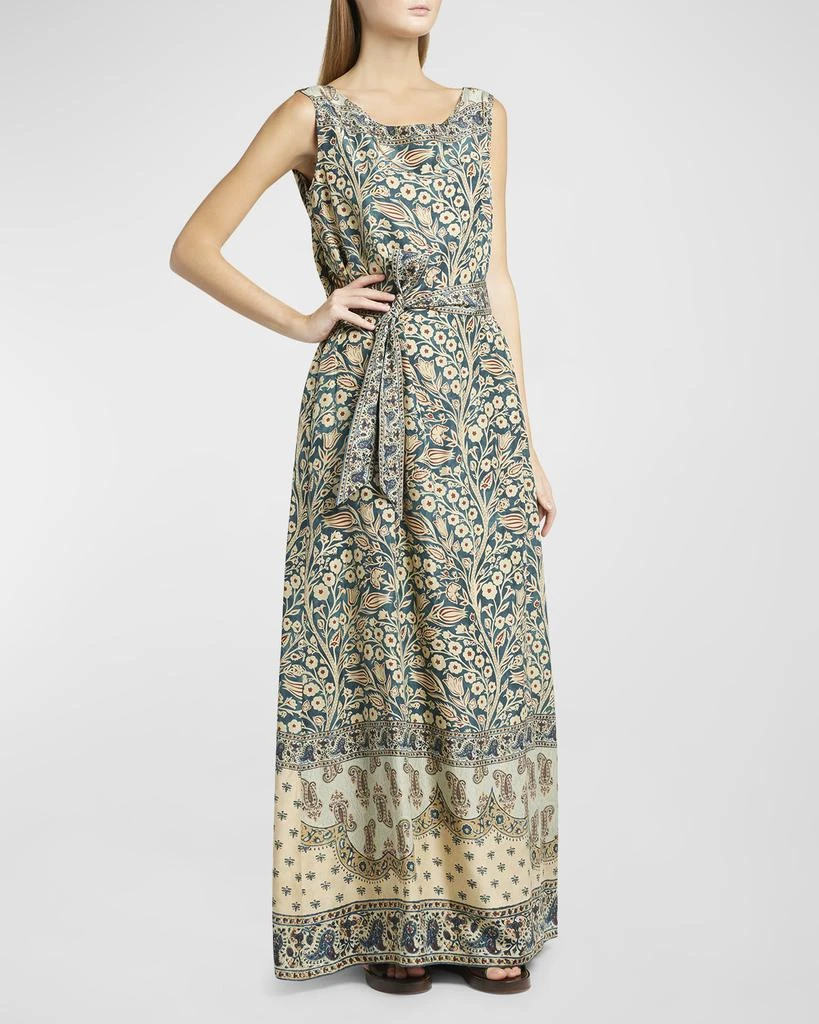 Loro Piana Abito Kiko Tree Of Life Habuta Dress 3