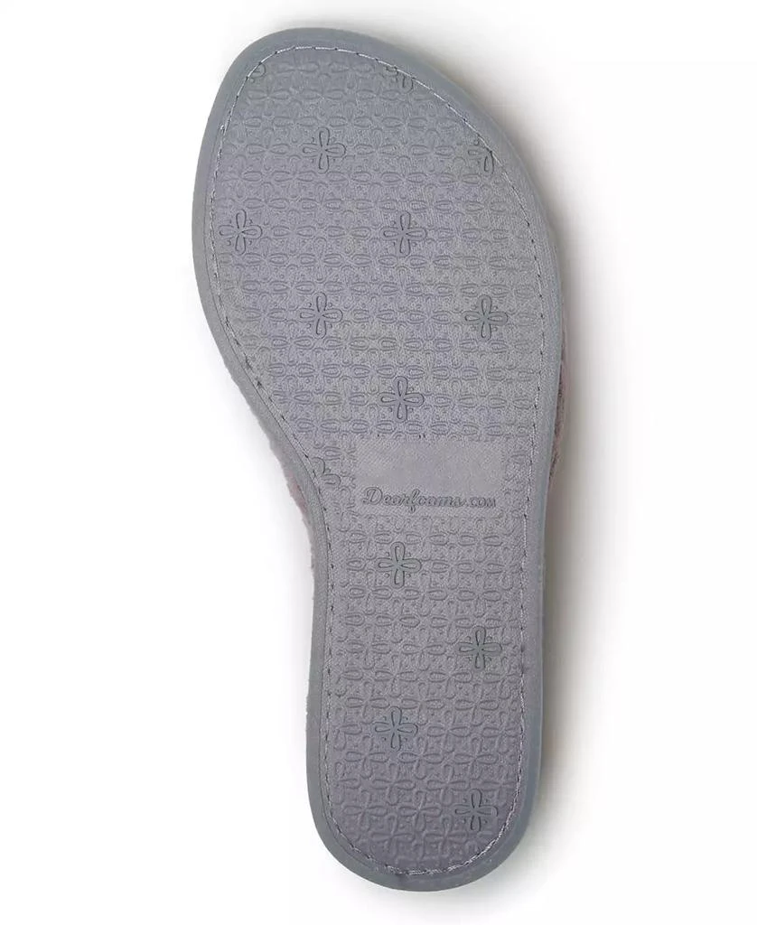 Dear Foams Women's Microfiber Terry Slide Slipper, Online Only 5