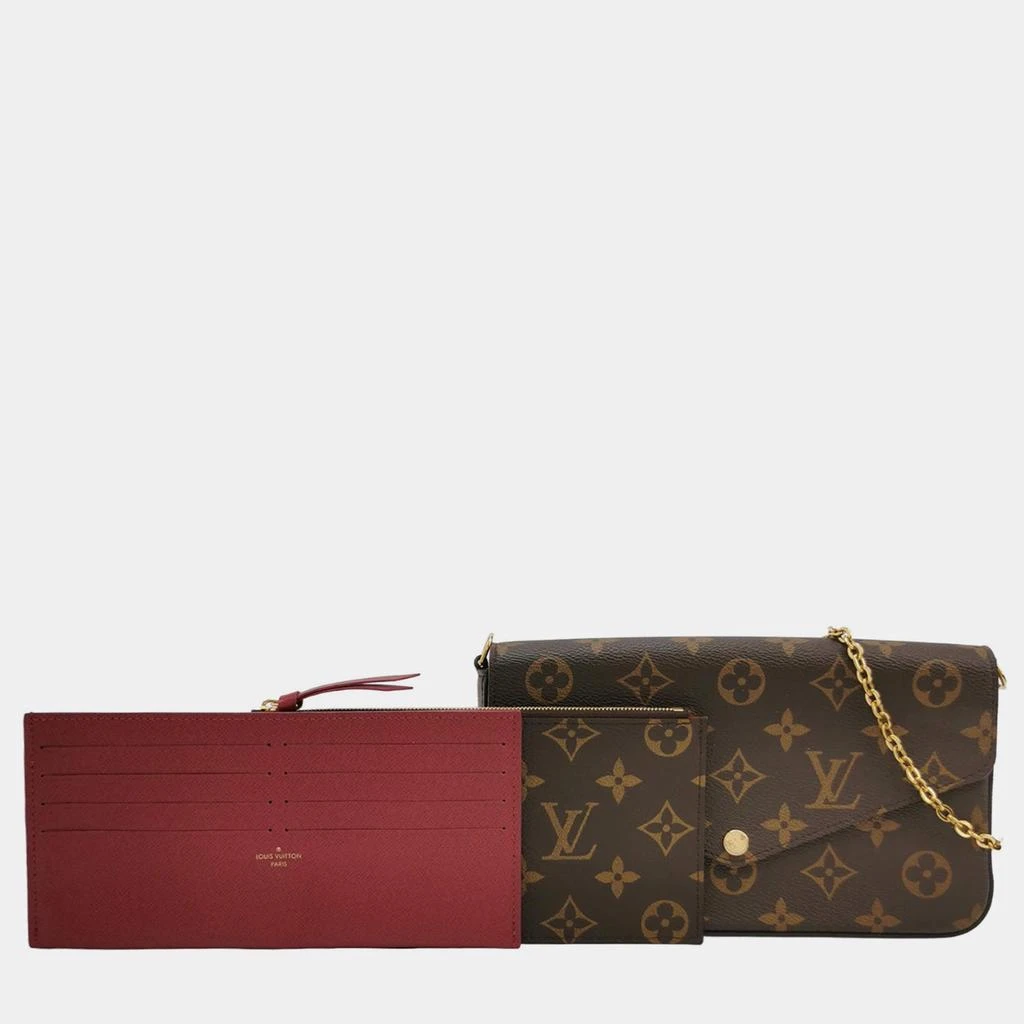 Louis Vuitton Louis Vuittion Monogram Coated Canvas Pochette Felicie Bag 6