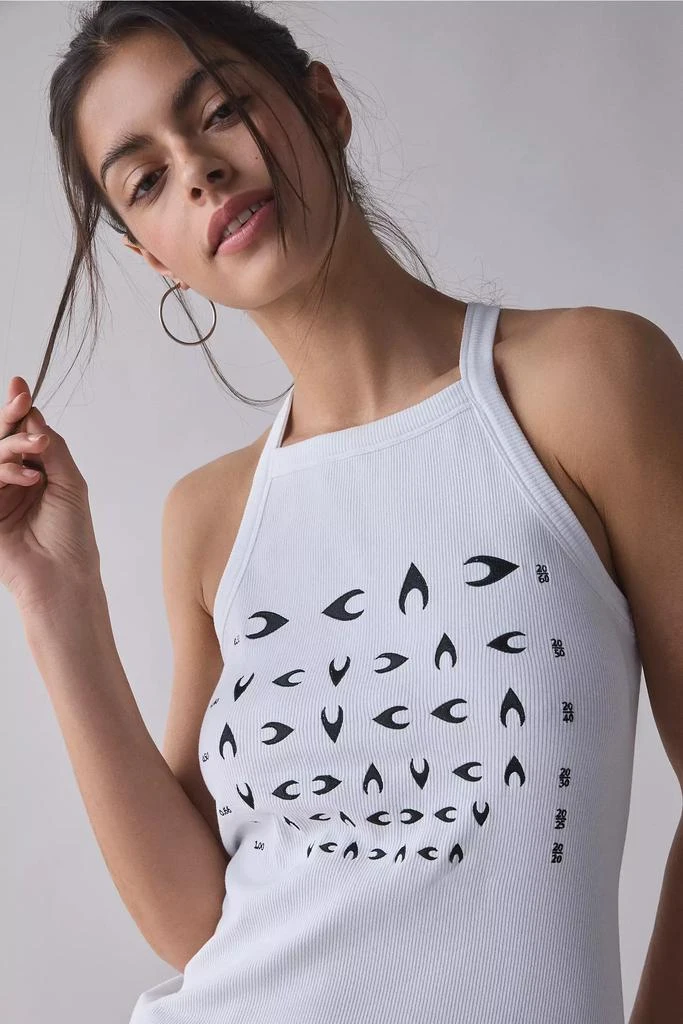 FANG NYC FANG NYC UO Exclusive Embroidered High Neck Tank Top 4