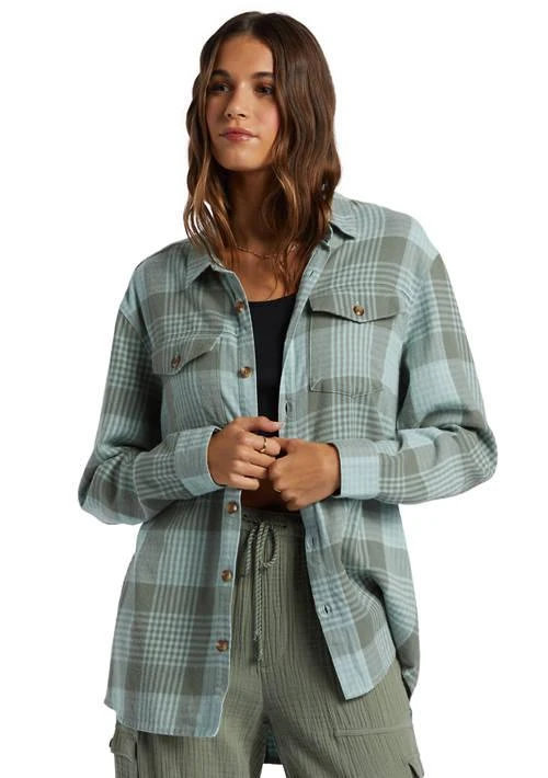 Roxy Let It Go Flannel Shirt 1