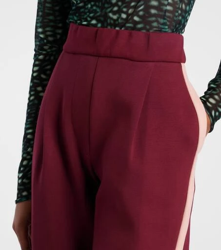 Dries Van Noten High-rise cotton-blend wide-leg pants 4