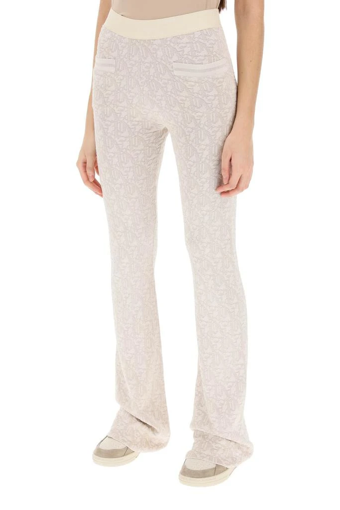 Palm Angels monogram pants in lurex knit 4
