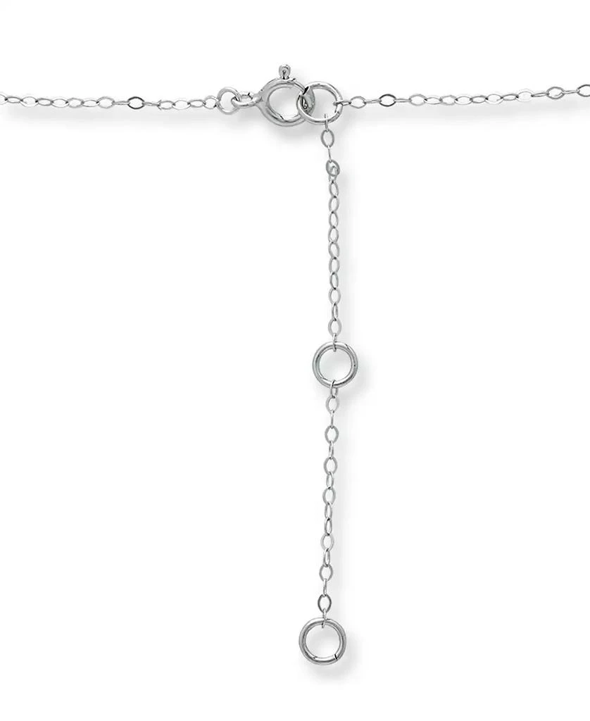 Giani Bernini Cubic Zirconia Crescent Moon & Heart 16" Pendant Necklace in Sterling Silver & 18k Gold-Plate, Created for Macy's (Also in Sterling Silver) 4