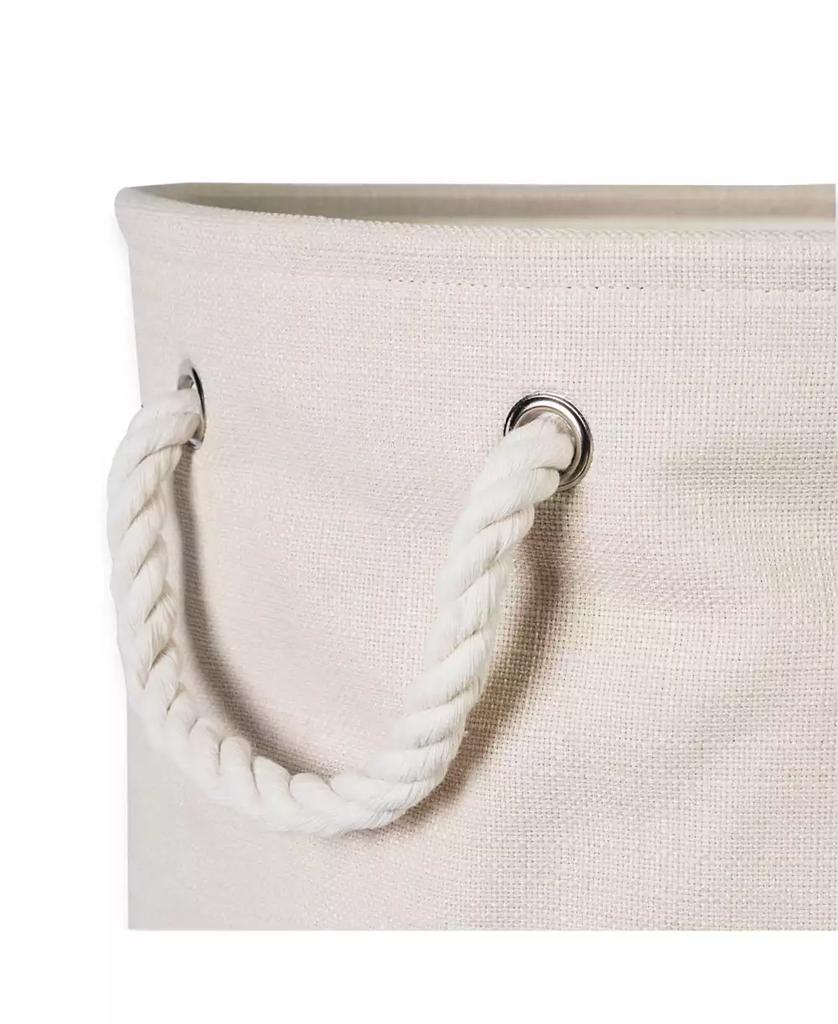 Design Imports Polyester Bin Variegated Round Large