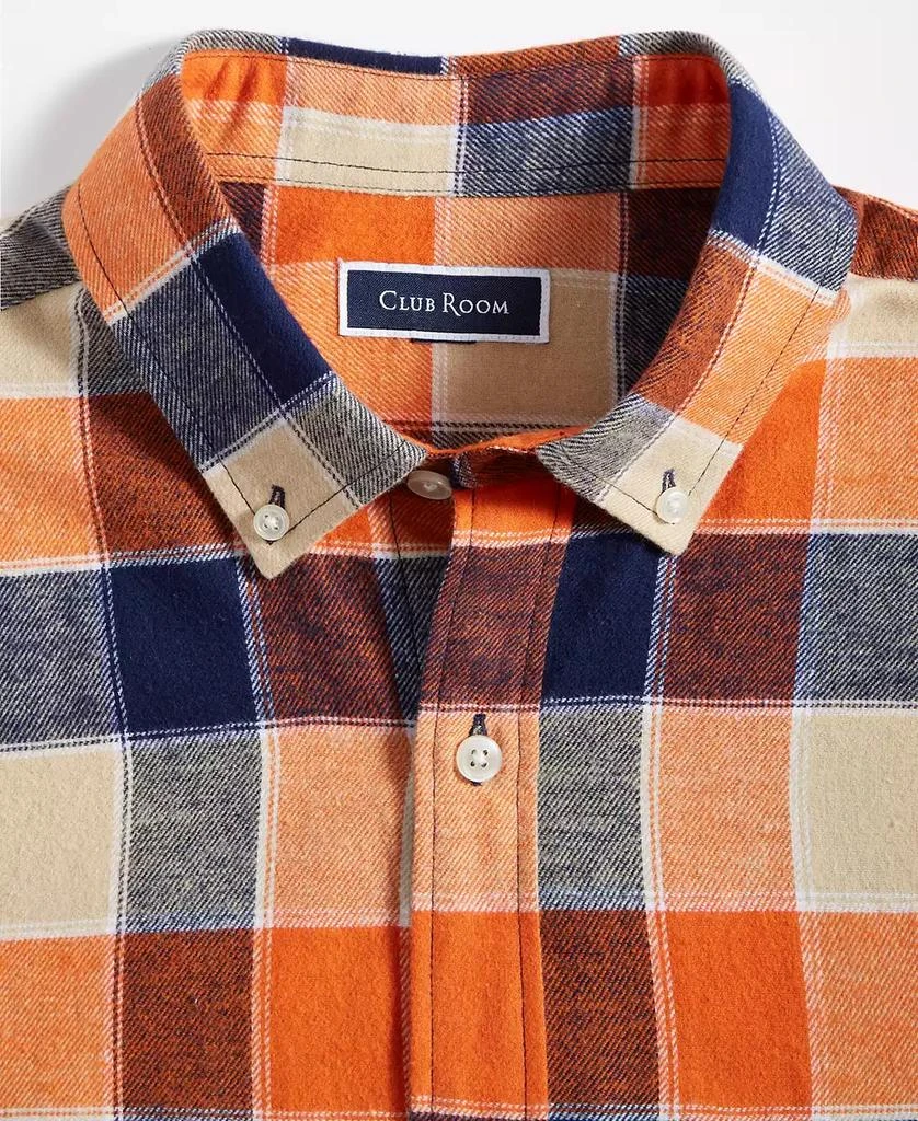 Club Room Men's Regular-Fit Plaid Flannel Shirt, Created for Macy's 3