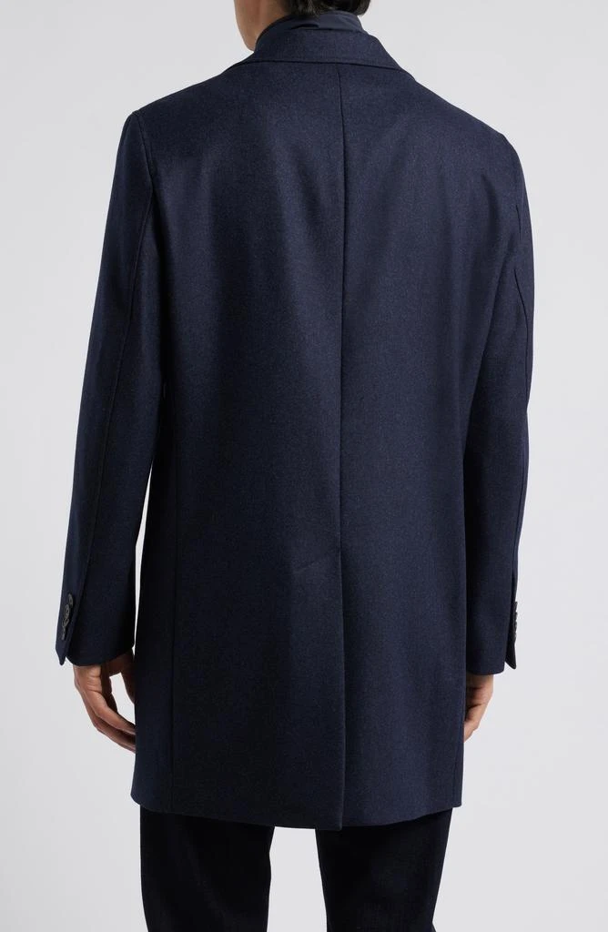 Jack Victor Delroy Wool Topcoat with Removable Bib 2